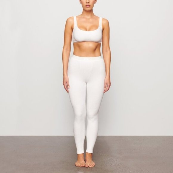 SKIMS Pants - SKIMS Terry Toweling Leggings Marble Womens Medium